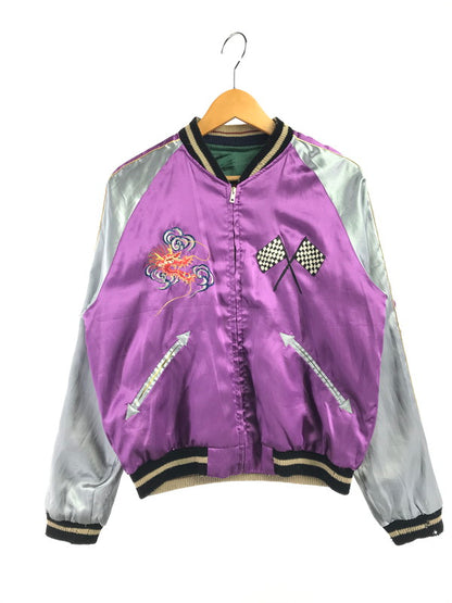 【中古品】【メンズ】 TAILOR 東洋 テーラー トウヨウ SOUVENIR JACKET TT10930 スーベニア ジャケット 虎×LOCALS スカジャン 145-261017-ty-08-tagh サイズ：M カラー：パープル/グリーン 万代Net店