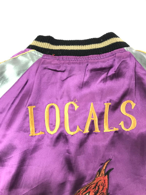 【中古品】【メンズ】 TAILOR 東洋 テーラー トウヨウ SOUVENIR JACKET TT10930 スーベニア ジャケット 虎×LOCALS スカジャン 145-261017-ty-08-tagh サイズ：M カラー：パープル/グリーン 万代Net店