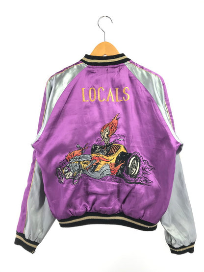 【中古品】【メンズ】 TAILOR 東洋 テーラー トウヨウ SOUVENIR JACKET TT10930 スーベニア ジャケット 虎×LOCALS スカジャン 145-261017-ty-08-tagh サイズ：M カラー：パープル/グリーン 万代Net店