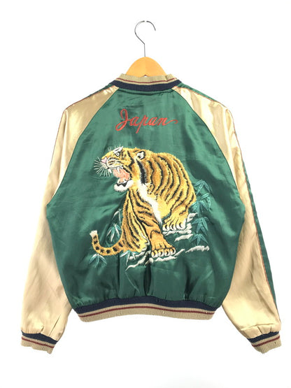 【中古品】【メンズ】 TAILOR 東洋 テーラー トウヨウ SOUVENIR JACKET TT10930 スーベニア ジャケット 虎×LOCALS スカジャン 145-261017-ty-08-tagh サイズ：M カラー：パープル/グリーン 万代Net店