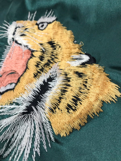 【中古品】【メンズ】 TAILOR 東洋 テーラー トウヨウ SOUVENIR JACKET TT10930 スーベニア ジャケット 虎×LOCALS スカジャン 145-261017-ty-08-tagh サイズ：M カラー：パープル/グリーン 万代Net店
