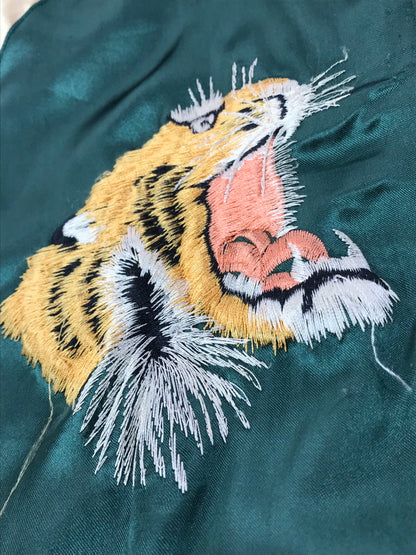 【中古品】【メンズ】 TAILOR 東洋 テーラー トウヨウ SOUVENIR JACKET TT10930 スーベニア ジャケット 虎×LOCALS スカジャン 145-261017-ty-08-tagh サイズ：M カラー：パープル/グリーン 万代Net店