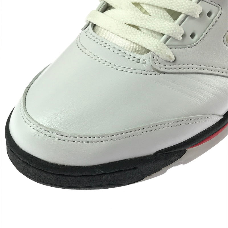 【中古品】【メンズ】 NIKE ナイキ AIR JORDAN 5 RETRO DA1911-102 エアジョーダン 5 レトロ スニーカー 靴 160-261013-na-13-tagh サイズ：28cm US 10 カラー：WHITE/FIRE RED-BLACK 万代Net店