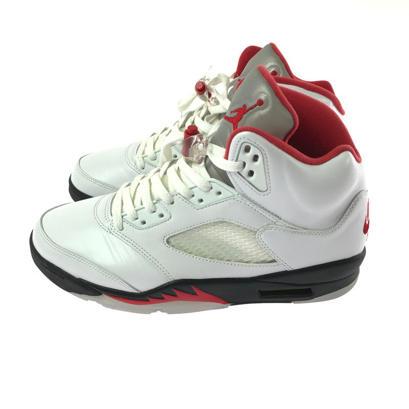 【中古品】【メンズ】 NIKE ナイキ AIR JORDAN 5 RETRO DA1911-102 エアジョーダン 5 レトロ スニーカー 靴 160-261013-na-13-tagh サイズ：28cm US 10 カラー：WHITE/FIRE RED-BLACK 万代Net店