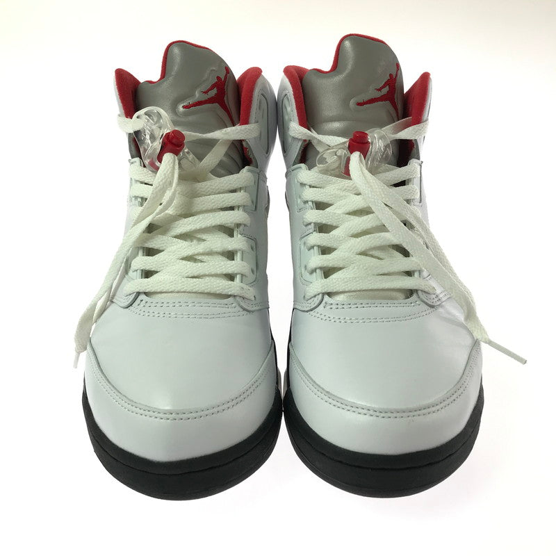 【中古品】【メンズ】 NIKE ナイキ AIR JORDAN 5 RETRO DA1911-102 エアジョーダン 5 レトロ スニーカー 靴 160-261013-na-13-tagh サイズ：28cm US 10 カラー：WHITE/FIRE RED-BLACK 万代Net店