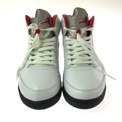 【中古品】【メンズ】 NIKE ナイキ AIR JORDAN 5 RETRO DA1911-102 エアジョーダン 5 レトロ スニーカー 靴 160-261013-na-13-tagh サイズ：28cm US 10 カラー：WHITE/FIRE RED-BLACK 万代Net店