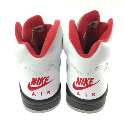 【中古品】【メンズ】 NIKE ナイキ AIR JORDAN 5 RETRO DA1911-102 エアジョーダン 5 レトロ スニーカー 靴 160-261013-na-13-tagh サイズ：28cm US 10 カラー：WHITE/FIRE RED-BLACK 万代Net店