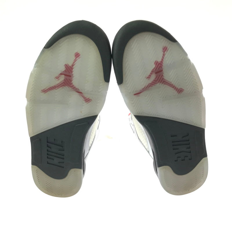 【中古品】【メンズ】 NIKE ナイキ AIR JORDAN 5 RETRO DA1911-102 エアジョーダン 5 レトロ スニーカー 靴 160-261013-na-13-tagh サイズ：28cm US 10 カラー：WHITE/FIRE RED-BLACK 万代Net店