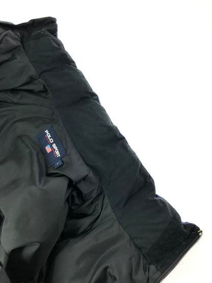 【中古品】【メンズ】 POLO SPORT RALPH LAUREN ポロ スポーツ ラルフローレン 90'S-00'S DOWN JACKET JR-RS-SA-0601 90-00年代 ダウンジャケット アウター 146-261024-na-08-tagh サイズ：L カラー：ブルー 万代Net店