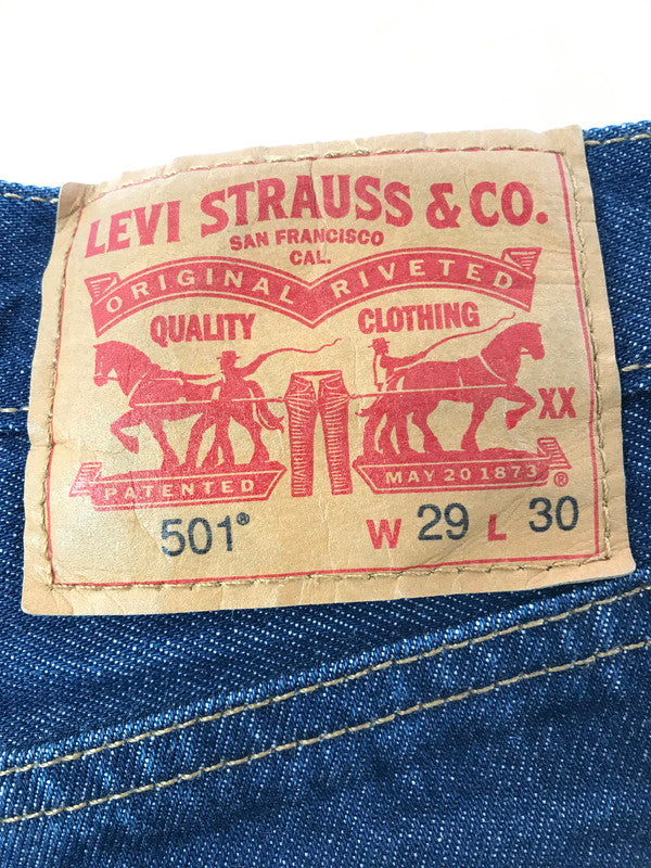 【中古品】【メンズ】 LEVI'S リーバイス 501 DENIM PANTS 00501-0000 メキシコ製 デニムパンツ ボトムス 156-261020-na-23-tagh サイズ：W29 L30 カラー：インディゴ 万代Net店