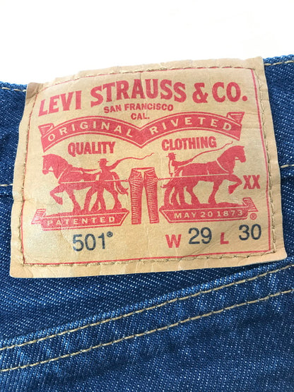 【中古品】【メンズ】 LEVI'S リーバイス 501 DENIM PANTS 00501-0000 メキシコ製 デニムパンツ ボトムス 156-261020-na-23-tagh サイズ：W29 L30 カラー：インディゴ 万代Net店