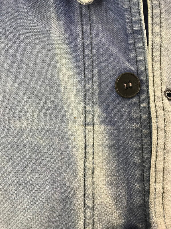 【現状渡し品】【メンズ】 BARBE BLEUE バルブ ブルー FRANCE 60'S-70'S FADE MOLESKIN COVERALLS フランス製 60～70年代 フェイド モールスキン カバーオール 146-261017-ty-16-tagh サイズ：不明 カラー：インディゴ 万代Net店