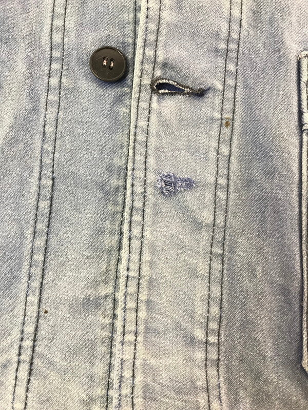 【現状渡し品】【メンズ】 BARBE BLEUE バルブ ブルー FRANCE 60'S-70'S FADE MOLESKIN COVERALLS フランス製 60～70年代 フェイド モールスキン カバーオール 146-261017-ty-16-tagh サイズ：不明 カラー：インディゴ 万代Net店