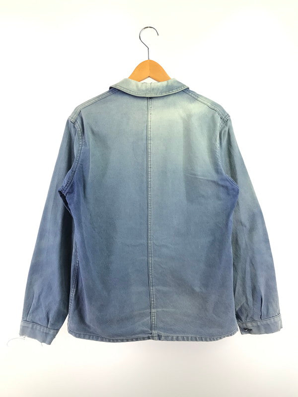 【現状渡し品】【メンズ】 BARBE BLEUE バルブ ブルー FRANCE 60'S-70'S FADE MOLESKIN COVERALLS フランス製 60～70年代 フェイド モールスキン カバーオール 146-261017-ty-16-tagh サイズ：不明 カラー：インディゴ 万代Net店