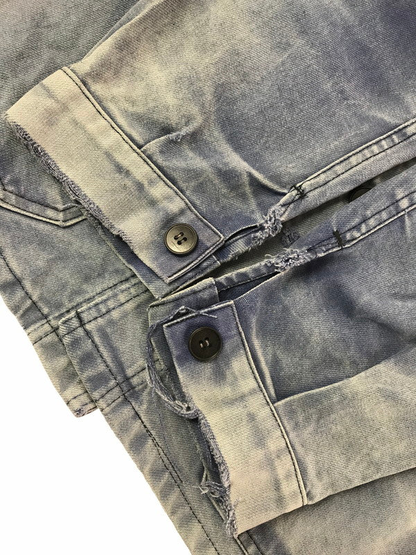【現状渡し品】【メンズ】 BARBE BLEUE バルブ ブルー FRANCE 60'S-70'S FADE MOLESKIN COVERALLS フランス製 60～70年代 フェイド モールスキン カバーオール 146-261017-ty-16-tagh サイズ：不明 カラー：インディゴ 万代Net店