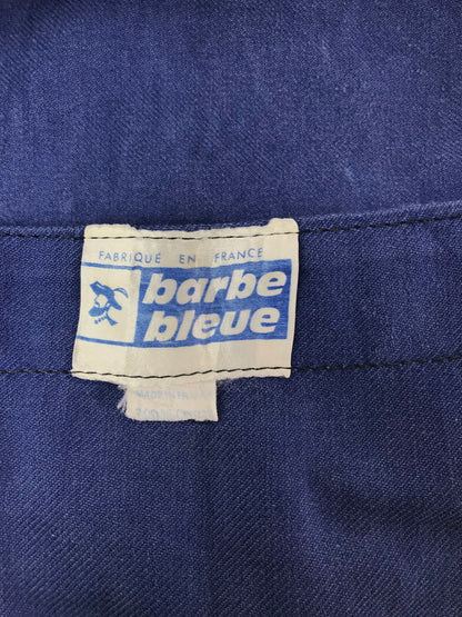 【現状渡し品】【メンズ】 BARBE BLEUE バルブ ブルー FRANCE 60'S-70'S FADE MOLESKIN COVERALLS フランス製 60～70年代 フェイド モールスキン カバーオール 146-261017-ty-16-tagh サイズ：不明 カラー：インディゴ 万代Net店