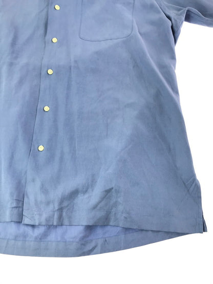 【中古品】【メンズ】 POLO RALPH LAUREN ポロ・ラルフローレン 90'S S/S CALDWELL OPEN COLLAR SHIRT 90年代 コールドウェル オープンカラー シャツ 半袖シャツ 146-261020-na-16-tagh サイズ：L カラー：ブルー 万代Net店