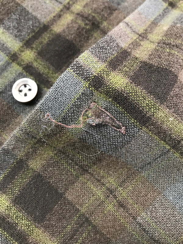 【中古品】【メンズ】 PENDLETON ペンドルトン 50'S L/S WOOL BOARD SHIRT 1950年代 長袖 ウール ボード シャツ 146-261017-ty-17-tagh サイズ：M カラー：カーキ/ブラウン 万代Net店