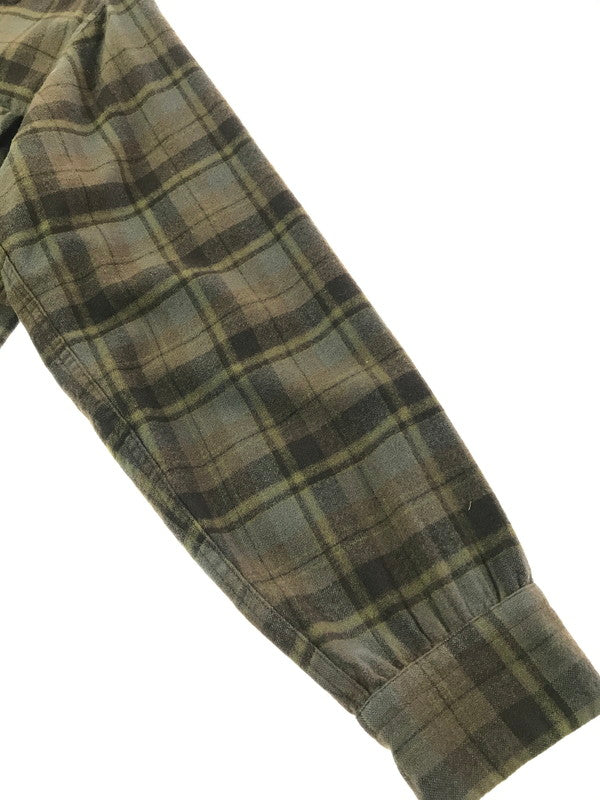 【中古品】【メンズ】 PENDLETON ペンドルトン 50'S L/S WOOL BOARD SHIRT 1950年代 長袖 ウール ボード シャツ 146-261017-ty-17-tagh サイズ：M カラー：カーキ/ブラウン 万代Net店