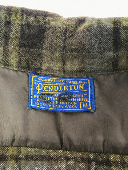 【中古品】【メンズ】 PENDLETON ペンドルトン 50'S L/S WOOL BOARD SHIRT 1950年代 長袖 ウール ボード シャツ 146-261017-ty-17-tagh サイズ：M カラー：カーキ/ブラウン 万代Net店