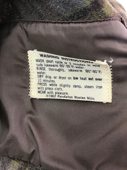 【中古品】【メンズ】 PENDLETON ペンドルトン 50'S L/S WOOL BOARD SHIRT 1950年代 長袖 ウール ボード シャツ 146-261017-ty-17-tagh サイズ：M カラー：カーキ/ブラウン 万代Net店