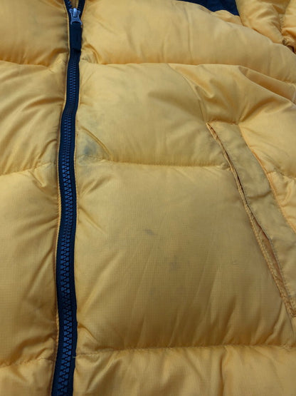 【中古品】【メンズ】 THE NORTH FACE ザ ノースフェイス LONG NUPTSE COAT NDW91951 ロング ヌプシ コート アウター 144-261019-ty-07-tagh サイズ：S カラー：イエロー 万代Net店