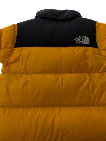 【中古品】【メンズ】 THE NORTH FACE ザ ノースフェイス LONG NUPTSE COAT NDW91951 ロング ヌプシ コート アウター 144-261019-ty-07-tagh サイズ：S カラー：イエロー 万代Net店