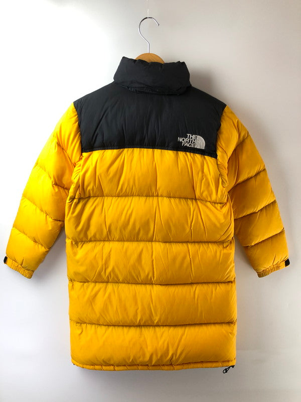 【中古品】【メンズ】 THE NORTH FACE ザ ノースフェイス LONG NUPTSE COAT NDW91951 ロング ヌプシ コート アウター 144-261019-ty-07-tagh サイズ：S カラー：イエロー 万代Net店
