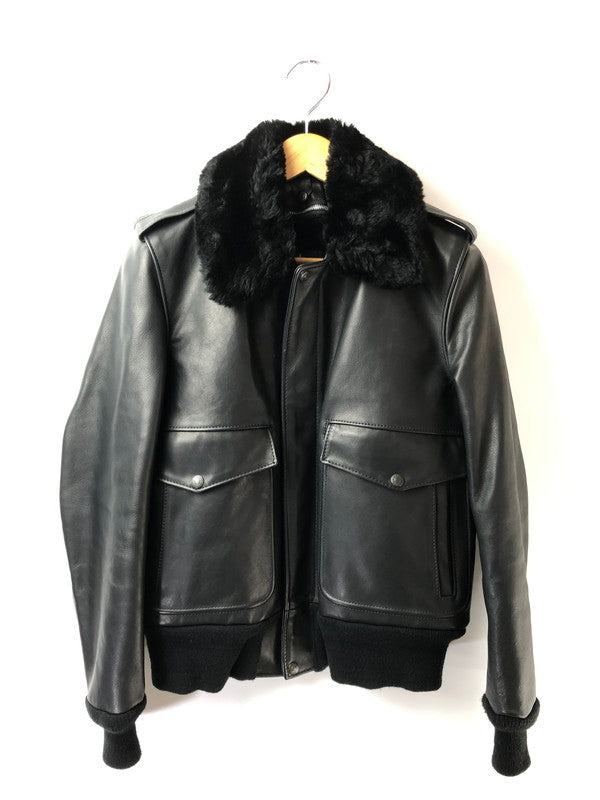 【中古品】【メンズ】 SCHOTT ショット USA COWHIDE A-2 BOMBER JACKET 7010 USA製 カウハイド A-2 ボンバージャケット アウター 145-261019-ty-03-tagh サイズ：38 カラー：ブラック 万代Net店