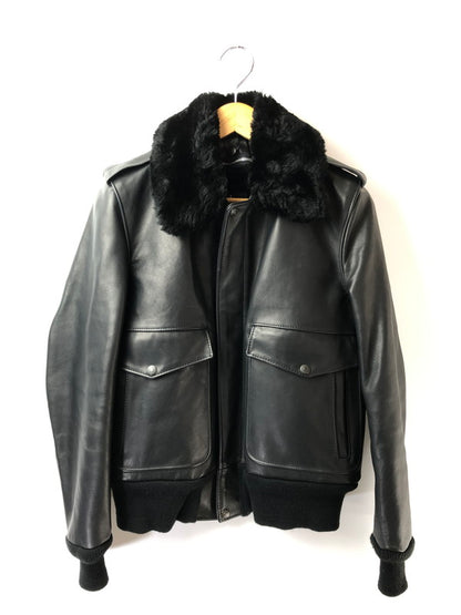 【中古品】【メンズ】 SCHOTT ショット USA COWHIDE A-2 BOMBER JACKET 7010 USA製 カウハイド A-2 ボンバージャケット アウター 145-261019-ty-03-tagh サイズ：38 カラー：ブラック 万代Net店