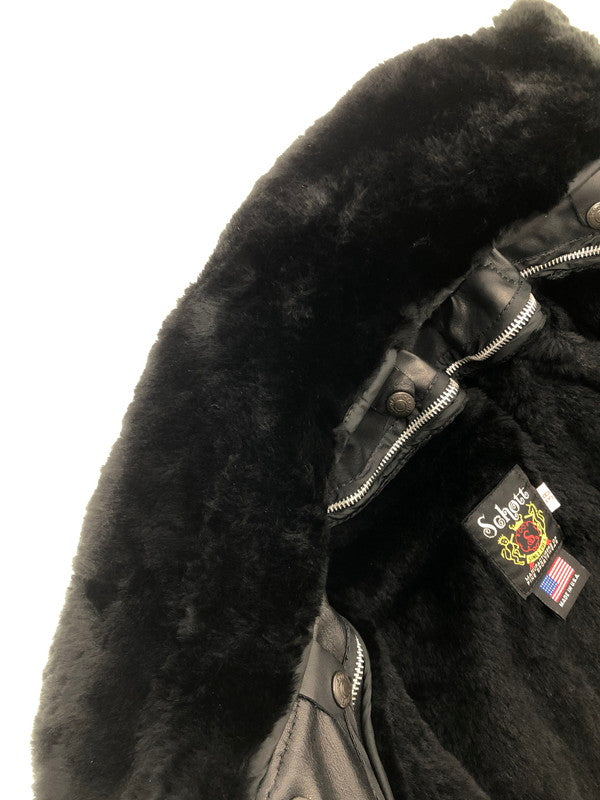 【中古品】【メンズ】 SCHOTT ショット USA COWHIDE A-2 BOMBER JACKET 7010 USA製 カウハイド A-2 ボンバージャケット アウター 145-261019-ty-03-tagh サイズ：38 カラー：ブラック 万代Net店