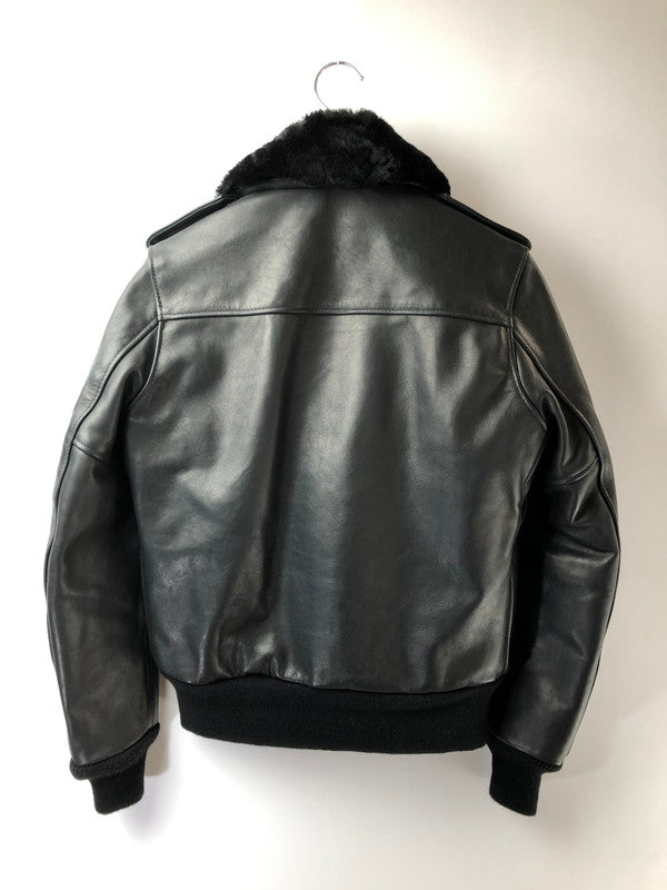 【中古品】【メンズ】 SCHOTT ショット USA COWHIDE A-2 BOMBER JACKET 7010 USA製 カウハイド A-2 ボンバージャケット アウター 145-261019-ty-03-tagh サイズ：38 カラー：ブラック 万代Net店