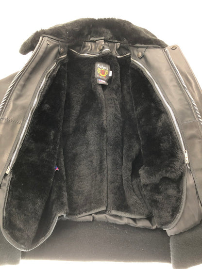 【中古品】【メンズ】 SCHOTT ショット USA COWHIDE A-2 BOMBER JACKET 7010 USA製 カウハイド A-2 ボンバージャケット アウター 145-261019-ty-03-tagh サイズ：38 カラー：ブラック 万代Net店