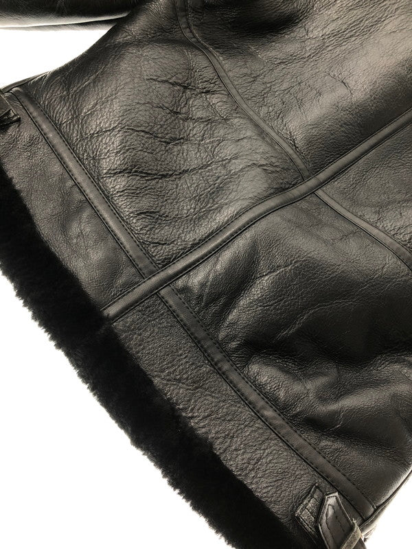 【現状渡し品】【メンズ】 US MILITARY GARMENT ユーエス ミリタリー ガーメント B-3 MOUTON FLIGHT JACKET ムートン フライト ジャケット アウター 147-261019-ty-02-tagh サイズ：M カラー：ブラック 万代Net店