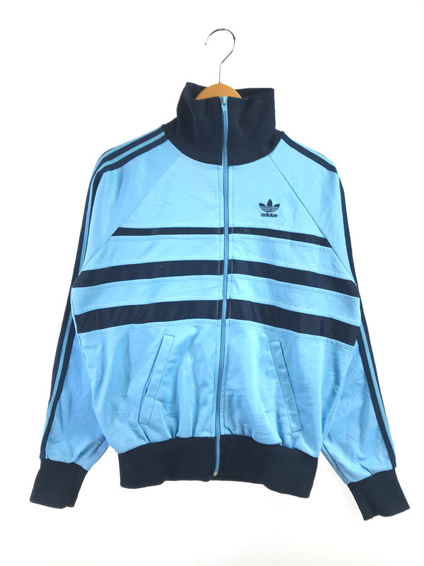 【現状渡し品】【メンズ】 ADIDAS アディダス 70'S UK BERGEN BANK TRACK JACKET 70年代 英国製 ベルゲン バンク トラック ジャケット アウター 146-261027-ty-15-tagh サイズ：174 カラー：ライトブルー 万代Net店