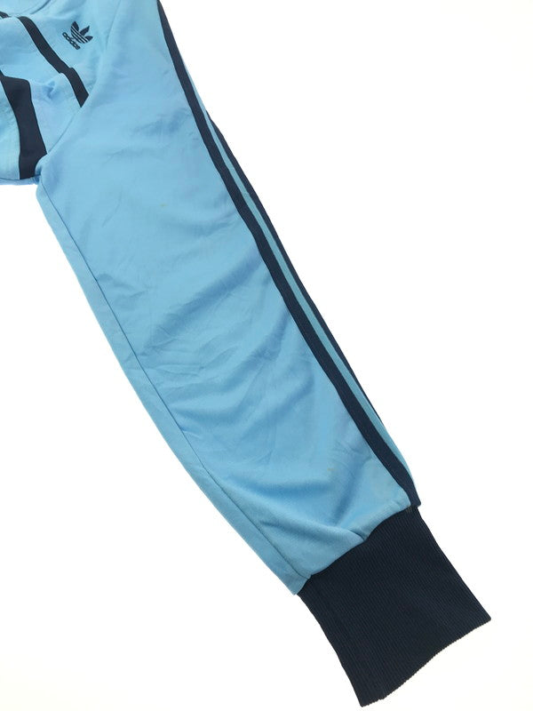 【現状渡し品】【メンズ】 ADIDAS アディダス 70'S UK BERGEN BANK TRACK JACKET 70年代 英国製 ベルゲン バンク トラック ジャケット アウター 146-261027-ty-15-tagh サイズ：174 カラー：ライトブルー 万代Net店