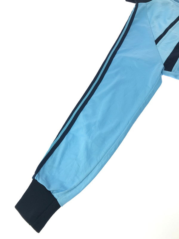 【現状渡し品】【メンズ】 ADIDAS アディダス 70'S UK BERGEN BANK TRACK JACKET 70年代 英国製 ベルゲン バンク トラック ジャケット アウター 146-261027-ty-15-tagh サイズ：174 カラー：ライトブルー 万代Net店