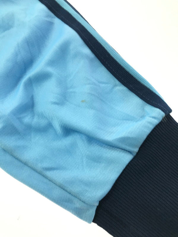 【現状渡し品】【メンズ】 ADIDAS アディダス 70'S UK BERGEN BANK TRACK JACKET 70年代 英国製 ベルゲン バンク トラック ジャケット アウター 146-261027-ty-15-tagh サイズ：174 カラー：ライトブルー 万代Net店