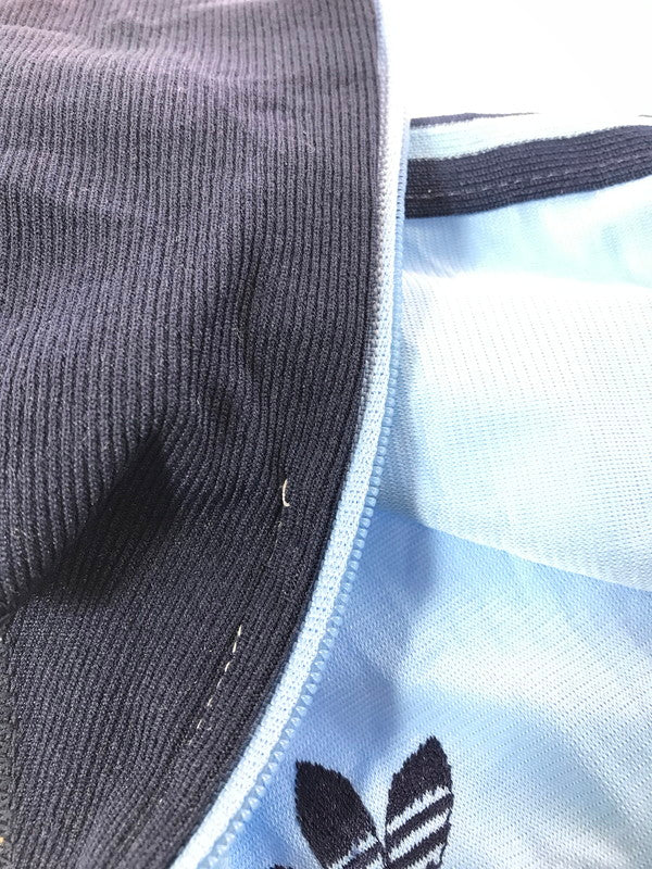 【現状渡し品】【メンズ】 ADIDAS アディダス 70'S UK BERGEN BANK TRACK JACKET 70年代 英国製 ベルゲン バンク トラック ジャケット アウター 146-261027-ty-15-tagh サイズ：174 カラー：ライトブルー 万代Net店