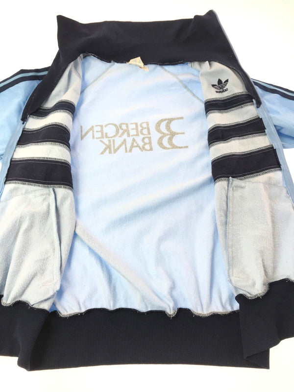 【現状渡し品】【メンズ】 ADIDAS アディダス 70'S UK BERGEN BANK TRACK JACKET 70年代 英国製 ベルゲン バンク トラック ジャケット アウター 146-261027-ty-15-tagh サイズ：174 カラー：ライトブルー 万代Net店