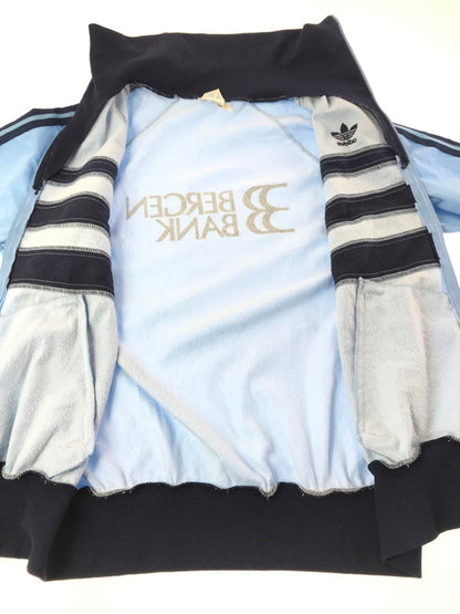 【現状渡し品】【メンズ】 ADIDAS アディダス 70'S UK BERGEN BANK TRACK JACKET 70年代 英国製 ベルゲン バンク トラック ジャケット アウター 146-261027-ty-15-tagh サイズ：174 カラー：ライトブルー 万代Net店