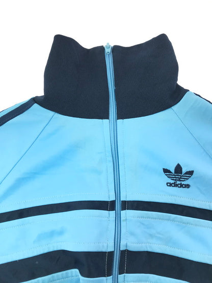 【現状渡し品】【メンズ】 ADIDAS アディダス 70'S UK BERGEN BANK TRACK JACKET 70年代 英国製 ベルゲン バンク トラック ジャケット アウター 146-261027-ty-15-tagh サイズ：174 カラー：ライトブルー 万代Net店