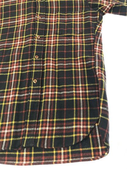 【ジャンク品】【メンズ】 PENDLETON ペンドルトン 60'S L/S BD WOOL CHECK SHIRT 60年代 ボタンダウン ウール チェックシャツ 長袖シャツ 146-261020-na-20-tagh サイズ：M カラー：ブラウン系 万代Net店