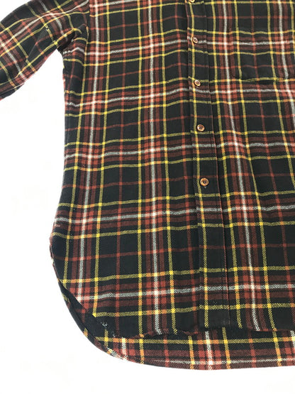 【ジャンク品】【メンズ】 PENDLETON ペンドルトン 60'S L/S BD WOOL CHECK SHIRT 60年代 ボタンダウン ウール チェックシャツ 長袖シャツ 146-261020-na-20-tagh サイズ：M カラー：ブラウン系 万代Net店