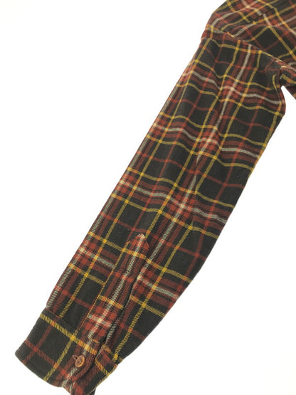 【ジャンク品】【メンズ】 PENDLETON ペンドルトン 60'S L/S BD WOOL CHECK SHIRT 60年代 ボタンダウン ウール チェックシャツ 長袖シャツ 146-261020-na-20-tagh サイズ：M カラー：ブラウン系 万代Net店