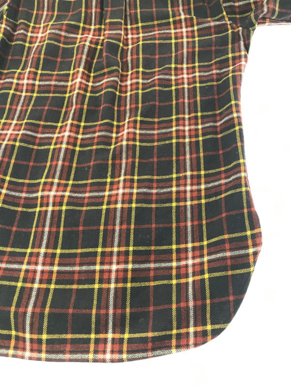 【ジャンク品】【メンズ】 PENDLETON ペンドルトン 60'S L/S BD WOOL CHECK SHIRT 60年代 ボタンダウン ウール チェックシャツ 長袖シャツ 146-261020-na-20-tagh サイズ：M カラー：ブラウン系 万代Net店