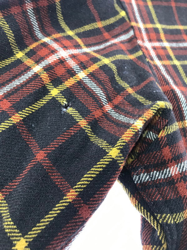 【ジャンク品】【メンズ】 PENDLETON ペンドルトン 60'S L/S BD WOOL CHECK SHIRT 60年代 ボタンダウン ウール チェックシャツ 長袖シャツ 146-261020-na-20-tagh サイズ：M カラー：ブラウン系 万代Net店