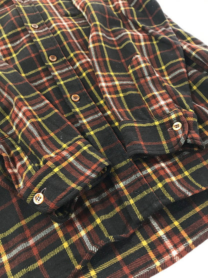 【ジャンク品】【メンズ】 PENDLETON ペンドルトン 60'S L/S BD WOOL CHECK SHIRT 60年代 ボタンダウン ウール チェックシャツ 長袖シャツ 146-261020-na-20-tagh サイズ：M カラー：ブラウン系 万代Net店