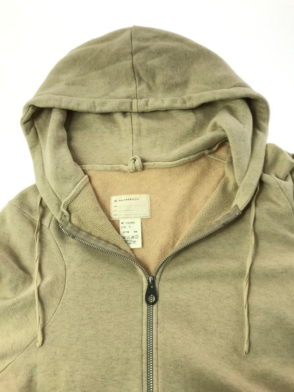 【中古品】【メンズ】 MIHARAYASUHIRO ミハラヤスヒロ ZIP UP HOODIE 21213701 ジップ アップ フーディー 長袖 パーカー 140-261026-ty-08-tagh サイズ：S カラー：ベージュ 万代Net店