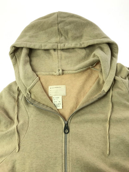 【中古品】【メンズ】 MIHARAYASUHIRO ミハラヤスヒロ ZIP UP HOODIE 21213701 ジップ アップ フーディー 長袖 パーカー 140-261026-ty-08-tagh サイズ：S カラー：ベージュ 万代Net店